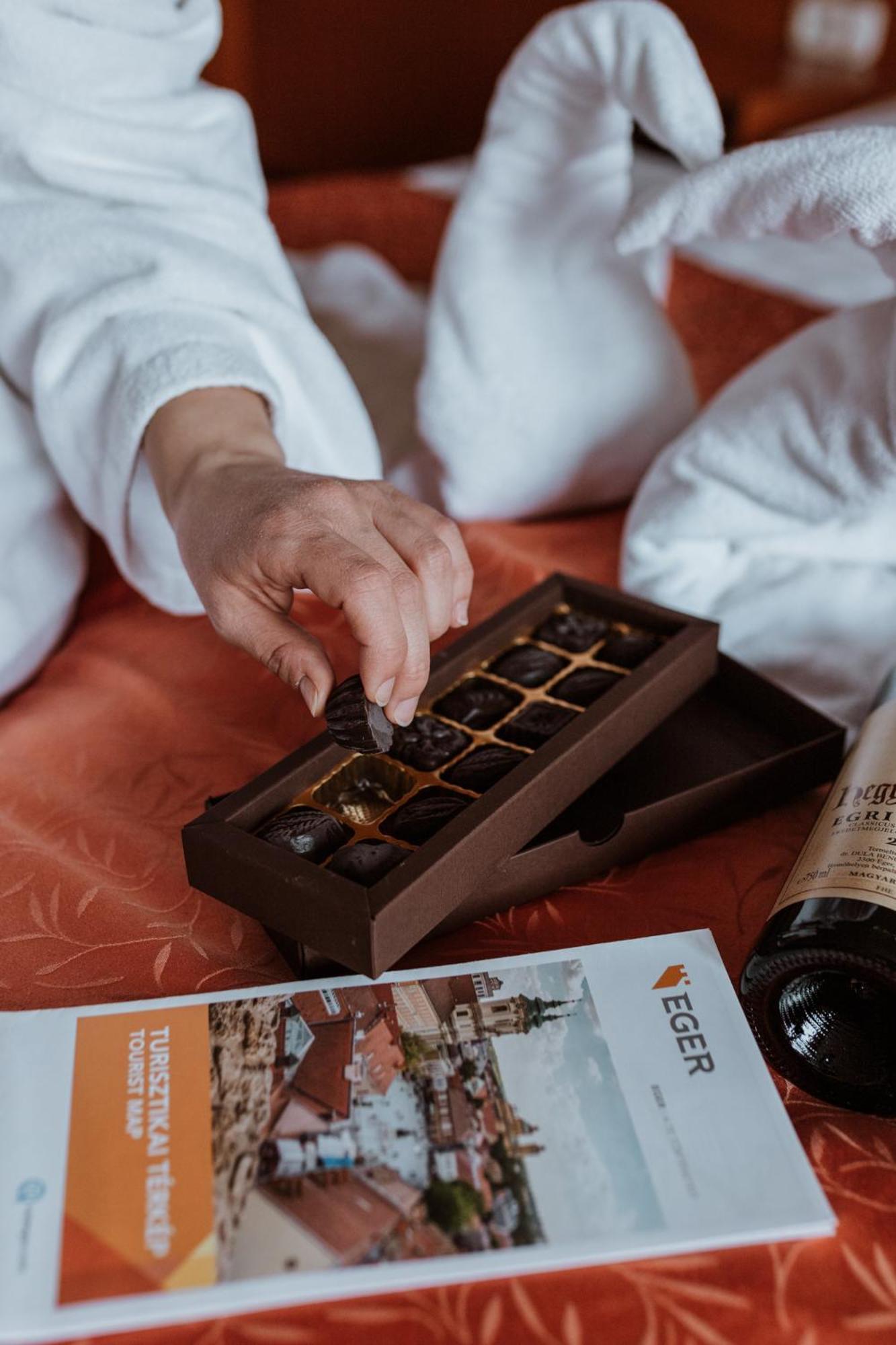 Hotel Korona Wellness, Rendezveny Es Borszalloda Έγκερ Εξωτερικό φωτογραφία